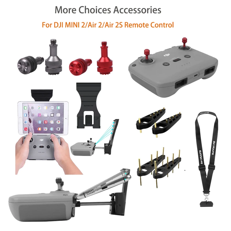 

Держатель для планшета смартфона Mavic Air 2S, рычажный контроллер, ремешок, усилитель сигнала для DJI Mini 2, аксессуары для дрона