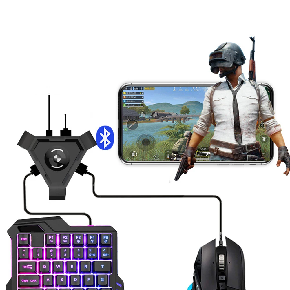Клавиатура Мышь конвертер для PUBG мобильный игровой контроллер Джойстик Android iPhone