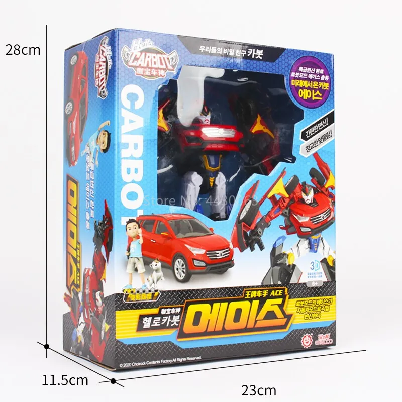 Новый ABS Hello Carbot Трансформация Робот игрушки Фигурки два режима деформации
