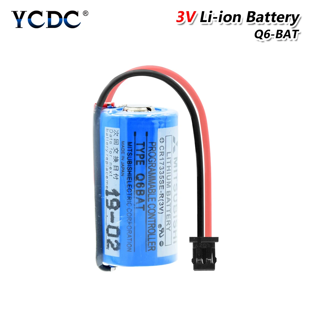 3V Q6BAT 1800 мА/ч Батарея Замена PLC литий ионная аккумуляторная Servo CR17335SE R батареи для