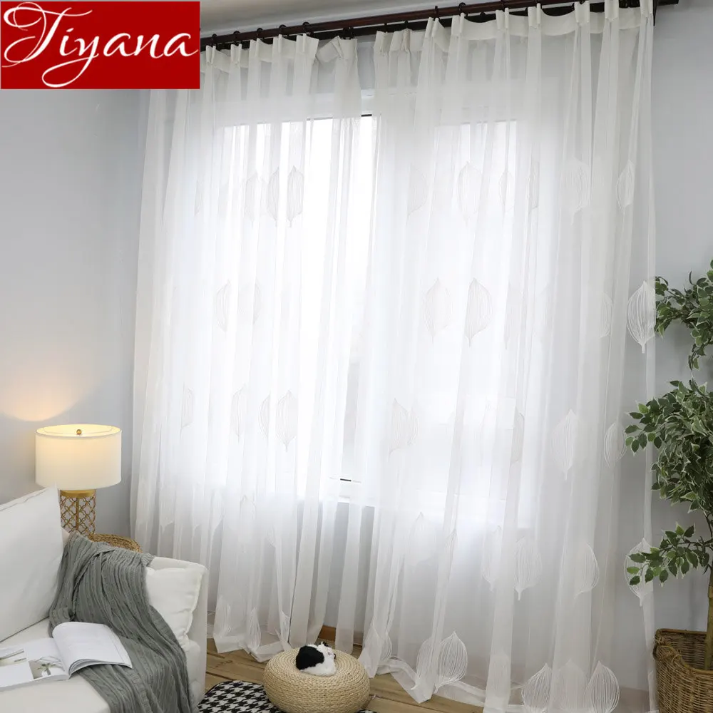 Белая занавеска тюлевые шторы с воздушными шарами для гостиной спальни кухни