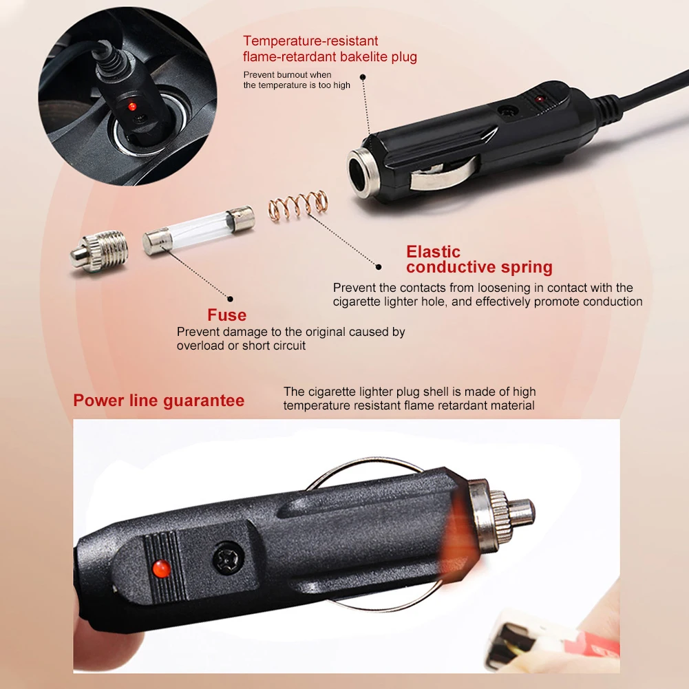 Подушка для автомобильного сиденья с подогревом 12 В прикуриватель нагреватель 2