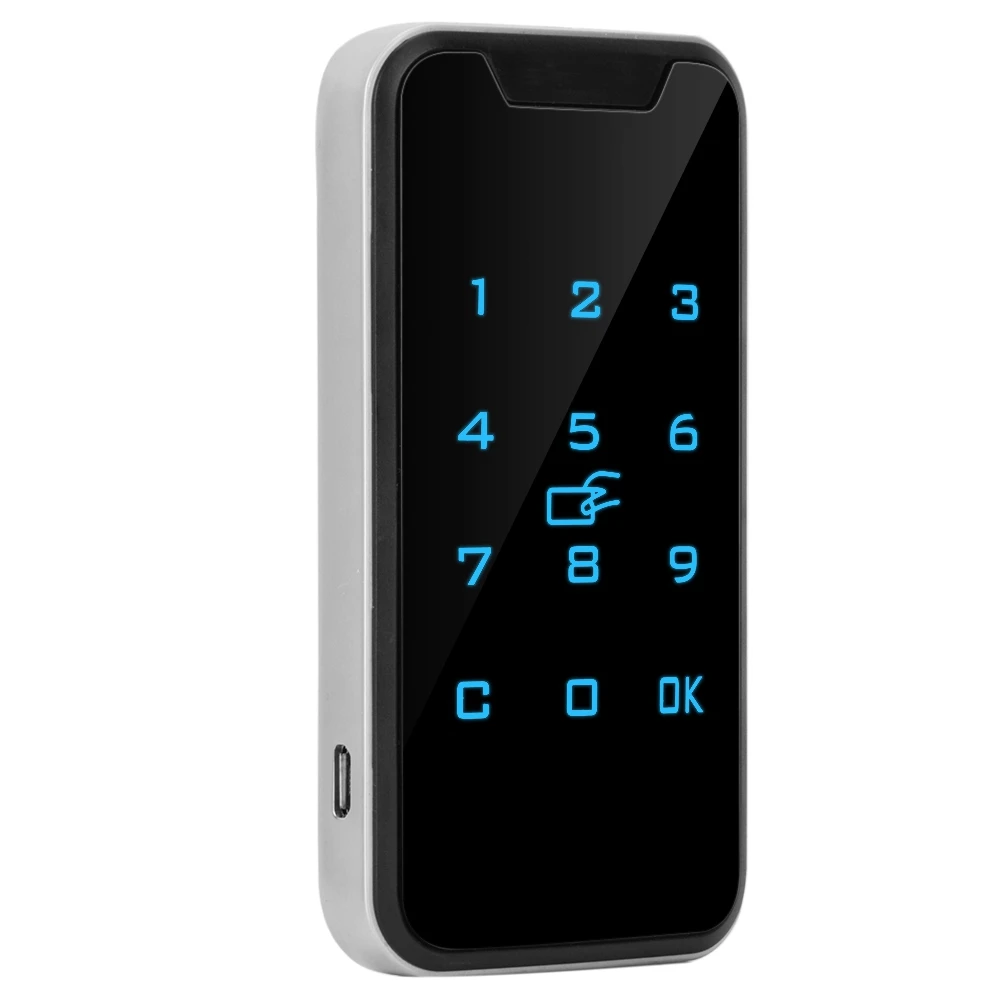 

Smart Digital RFID Password Lock Touch Keypad Electronic Wardrobe File Cabinet Locks Password Lock With Screw Pack And FRID Card