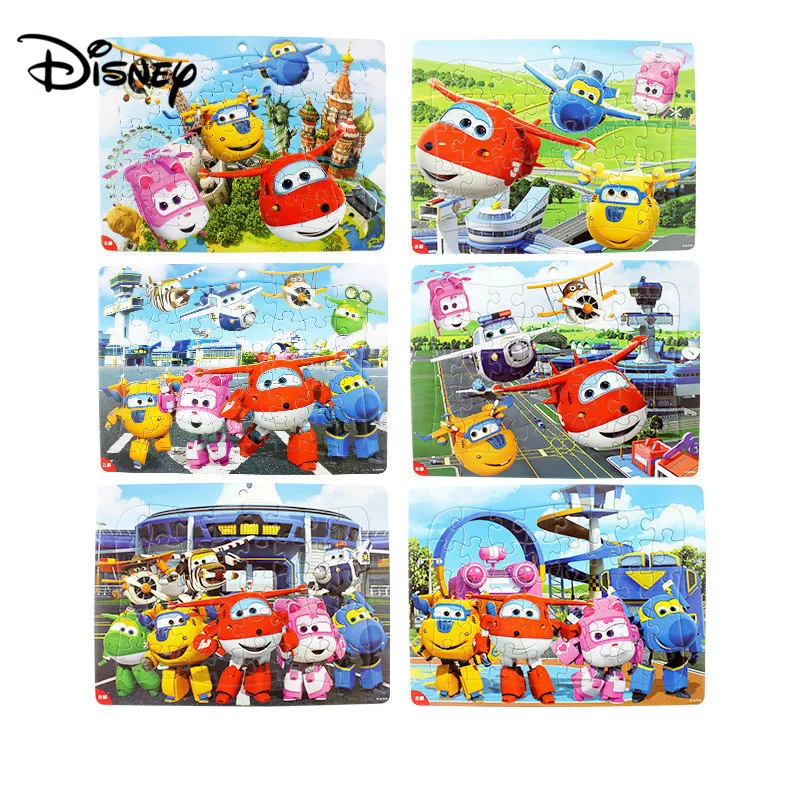 Disney 40 шт. пазл 6 шт./компл. Винни-Пух Микки бумажная коробка искусственные детские