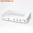 VOL-2020 Pure Class A предусилитель регулировки громкости 4-полосный вход HiFi предусилитель высокий и бас независимая регулировка