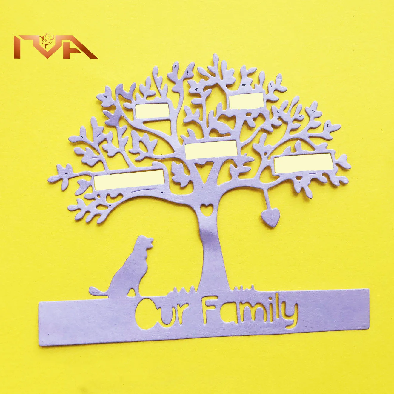 Скрапбукинг семейное дерево металлические режущие штампы Древо жизни бумага