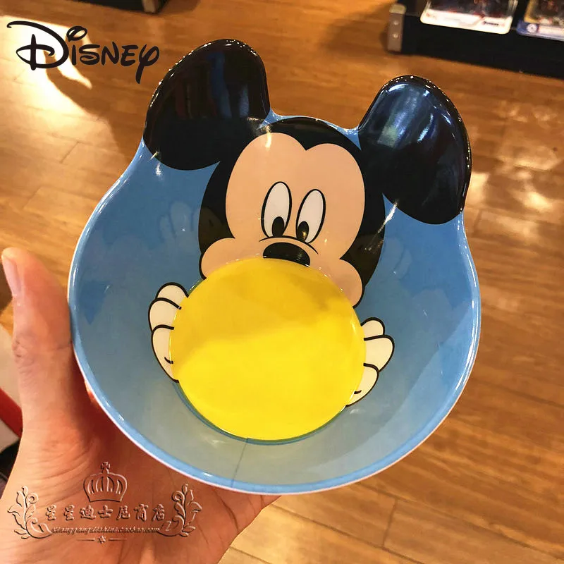 

Новинка Микки и Минни Маус Disney Молния Маккуин Олаф Эльза мультяшный дизайн милая форма миска столовые приборы