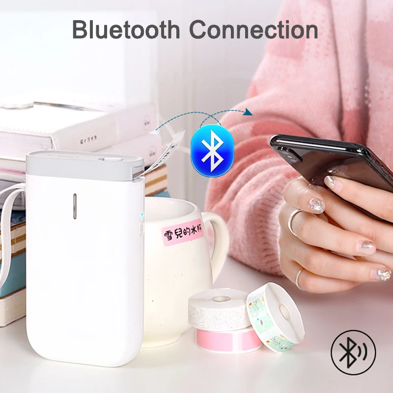Термопринтер для этикеток Niimbot D11 с Bluetooth маркер наклейка бумаги дата