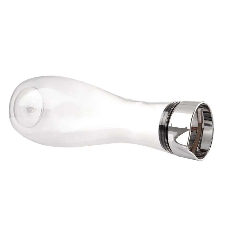 1.2L акриловая прозрачная бутылка для сока портативная герметичная пластиковая из