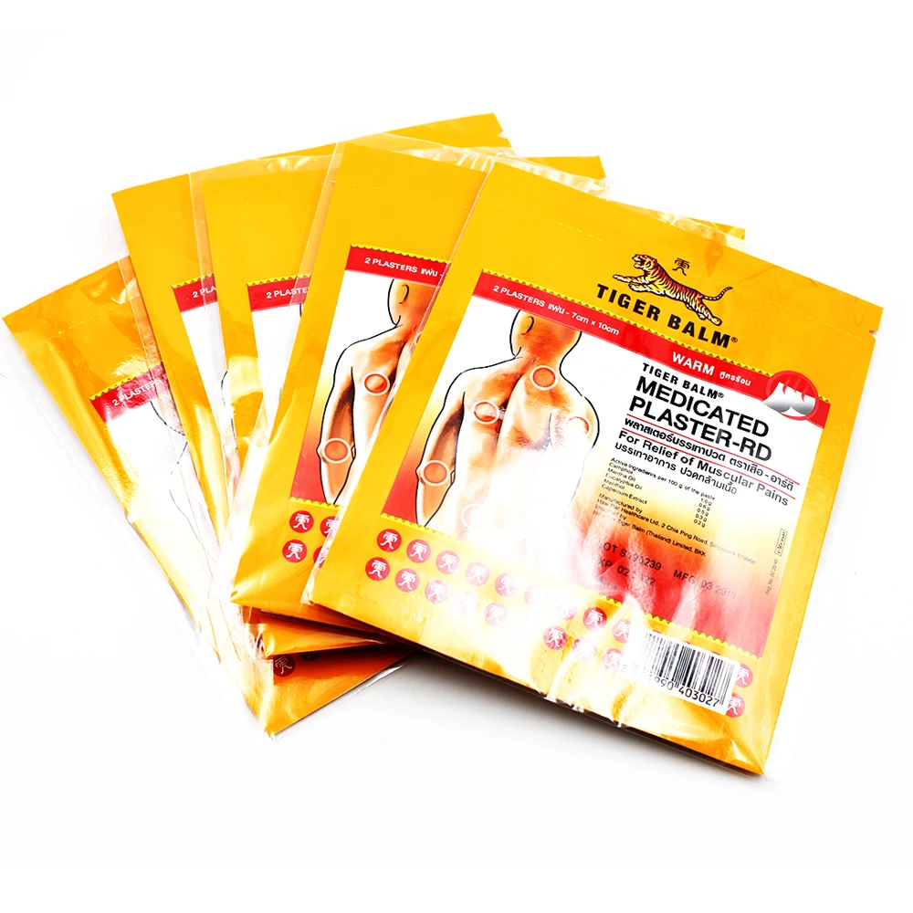 10 шт./Лот Новый тигровый бальзам обезболивающий пластырь медицинский теплый