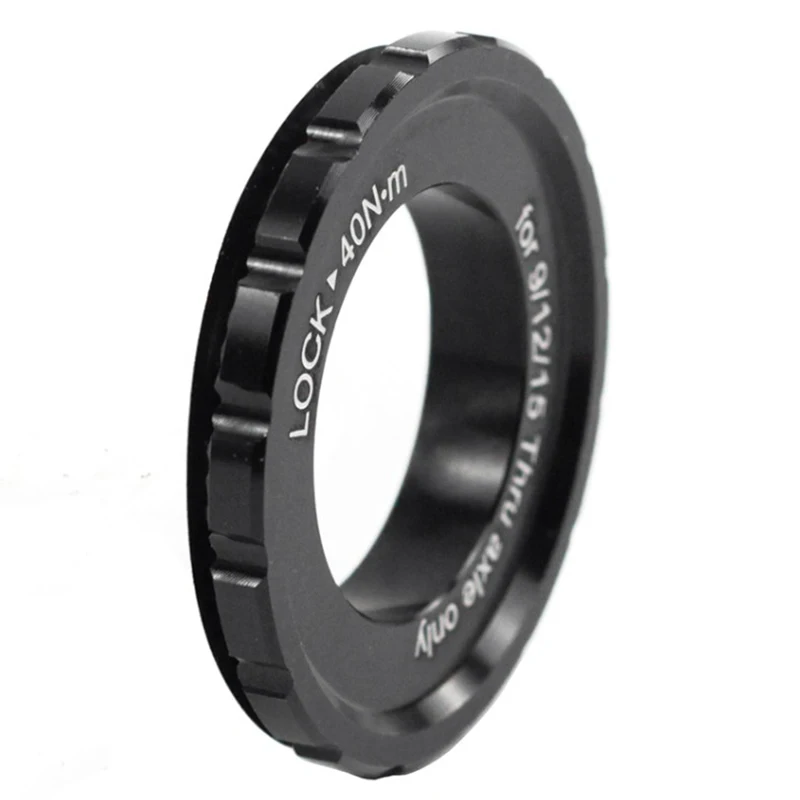 

Bicycle Center Lock Disc Brake Hub Rotor Lockring for 9mm 12mm15mm Axle Center Lock Cover Ring