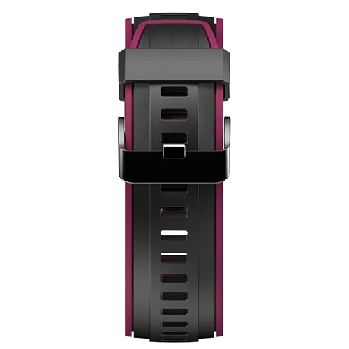 purple Smart Accessories Smart Watch Silicone Strap For SN80 Smart Watch Replacement Strap Double Color - Цвет: purple