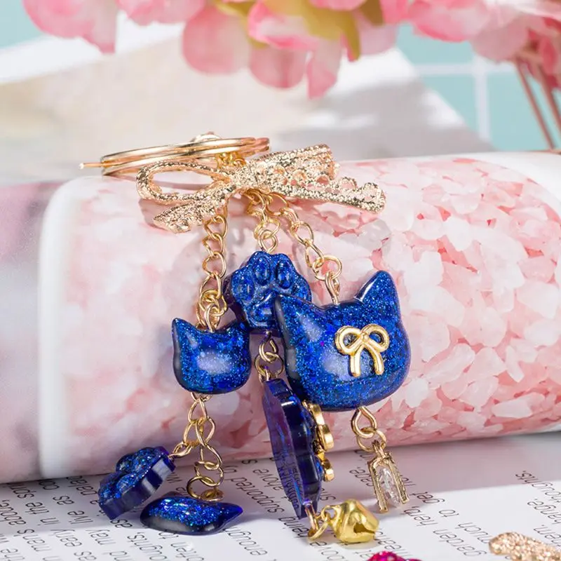 

3 шт. DIY Звезда Луна кошка след Любовь Сердце Силиконовая смола форма ювелирные изделия инструменты