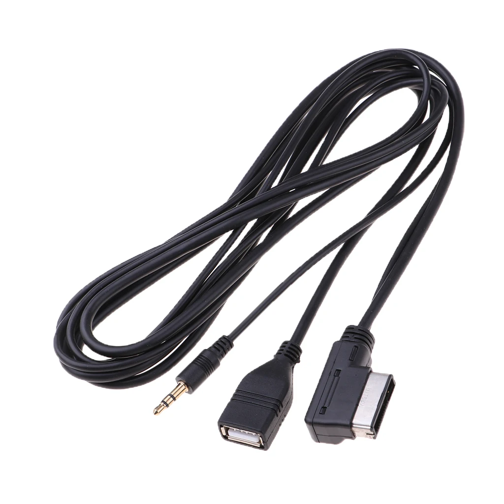 USB Aux адаптер кабель 2 в 1 музыкальный интерфейс MDI AMI вспомогательный совместим с