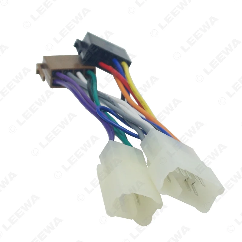 LEEWA 10 компл. Автомобильный стерео аудио конверсионный провод адаптер для ISO к Toyota