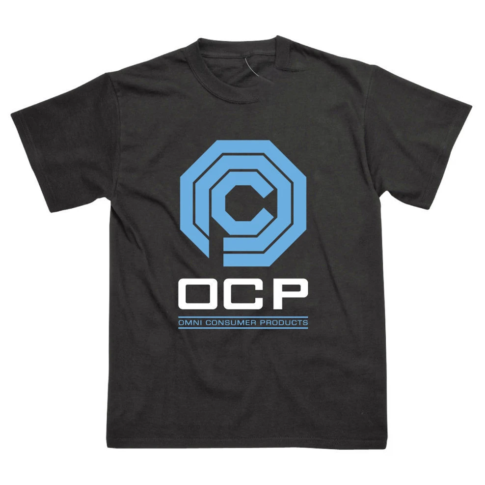 Omni Productos De Consumo Ocp Inspirado Por Robocop Camiseta Estampada Классическая дизайнерская футболка |