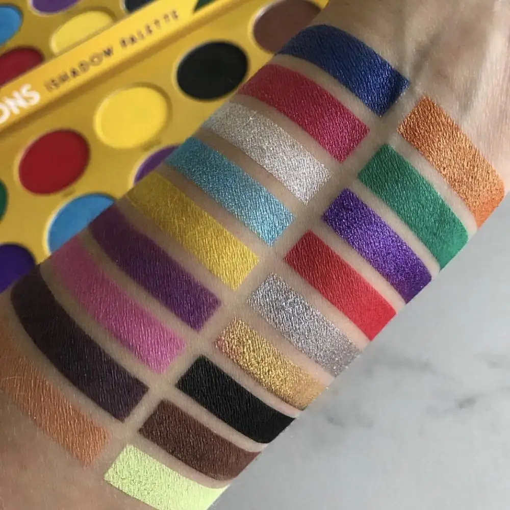 Макияж Палитра теней для век коробка мелков ishadow 18 цветов crayola водостойкие