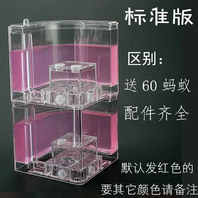 Двухслойная муравьиная мастерская гнездо ферма уличный замок жилая