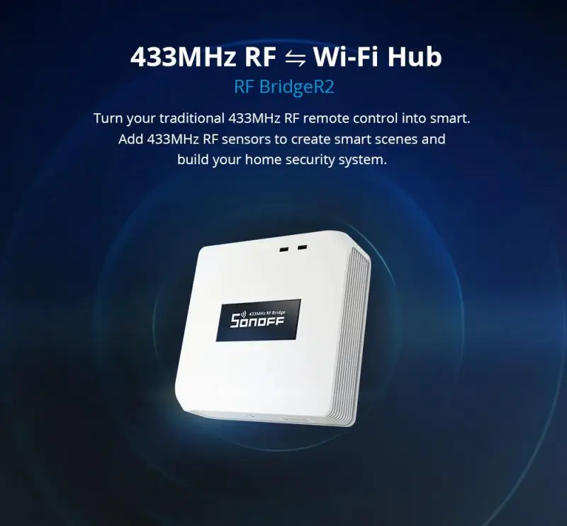 SONOFF RF 433MHz T2 EU 86 Type Sticky Switch / PIR3 PIR Motion DW2 Door Window Sensor /RF BridgeR2 433 WIFI Smart Hub | Электроника