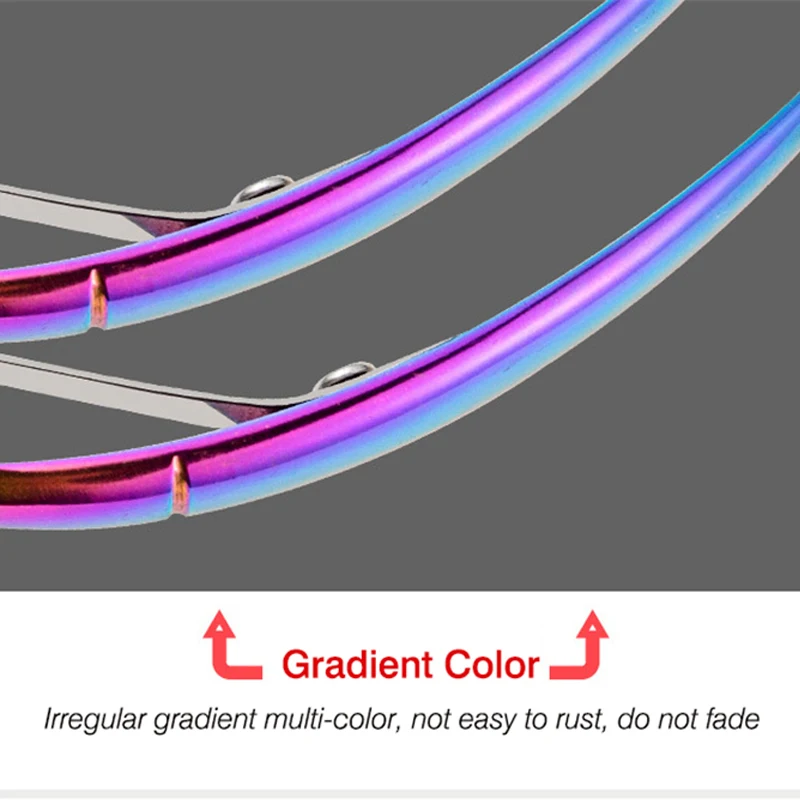 Кусачки для кутикулы из нержавеющей стали Радужная машинка стрижки омертвевшей