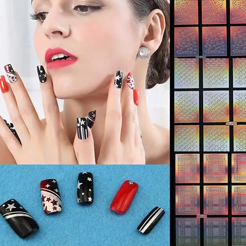 Новинка 2020 Модный многоцелевой трафарет для ногтей полый неправильный