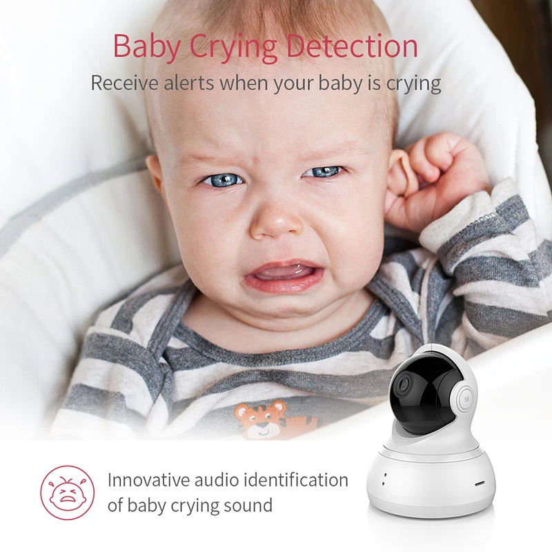 Купольная Камера YI Панорамирование/Наклон/Зум Беспроводная IP Безопасность