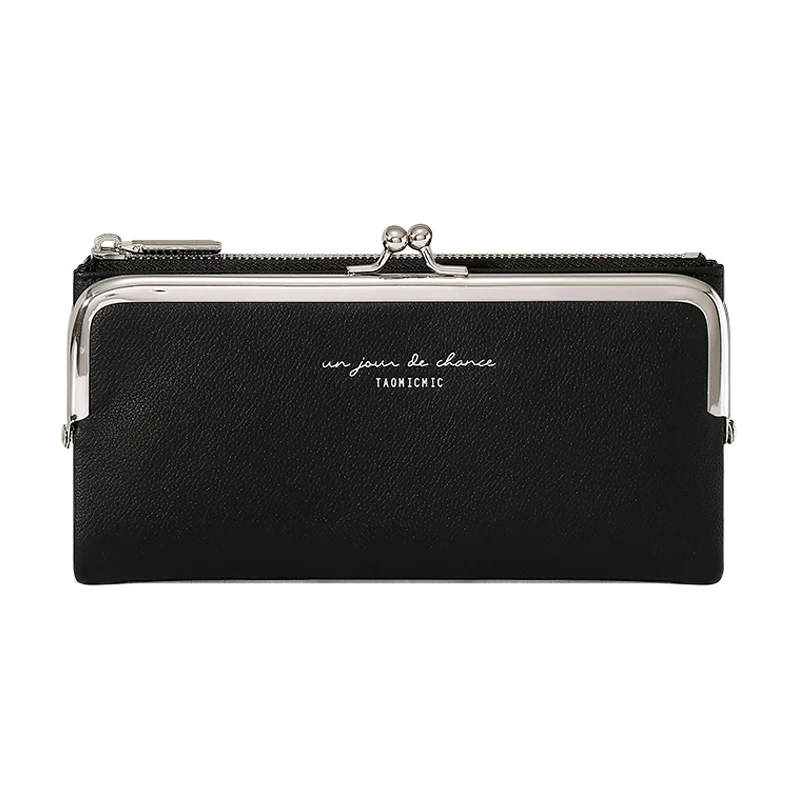 

Comfortable Contracted Style Long Wallets For Women Soft PU Leather Coin Purses Ladies Sweet Design Card Holder Purses Cartera