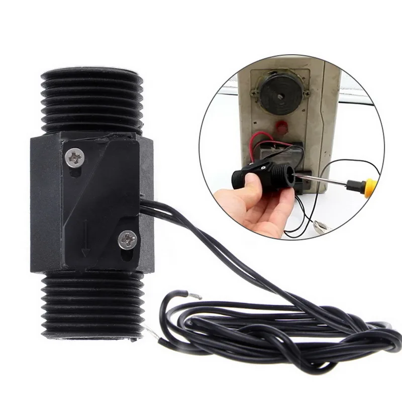 Magnetic Plastic Water Flow Sensor Switch G1/2 for laser welding cutting machine A23 | Инструменты