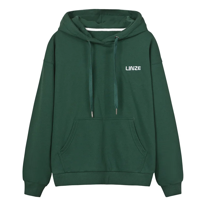 

Best autumn new mid long thin loose Hoodie casual top sweatshirt female hoodies female