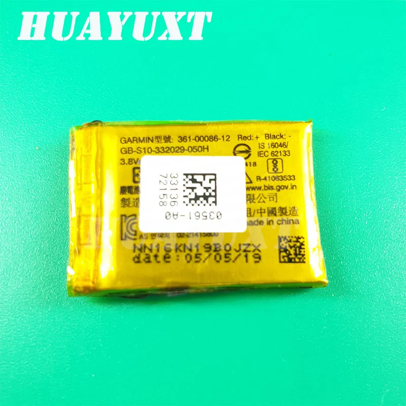 

Original battery for Garmin 361-00086-12 3.8V 180mah 0.68wh for Garmin replair replacement parts