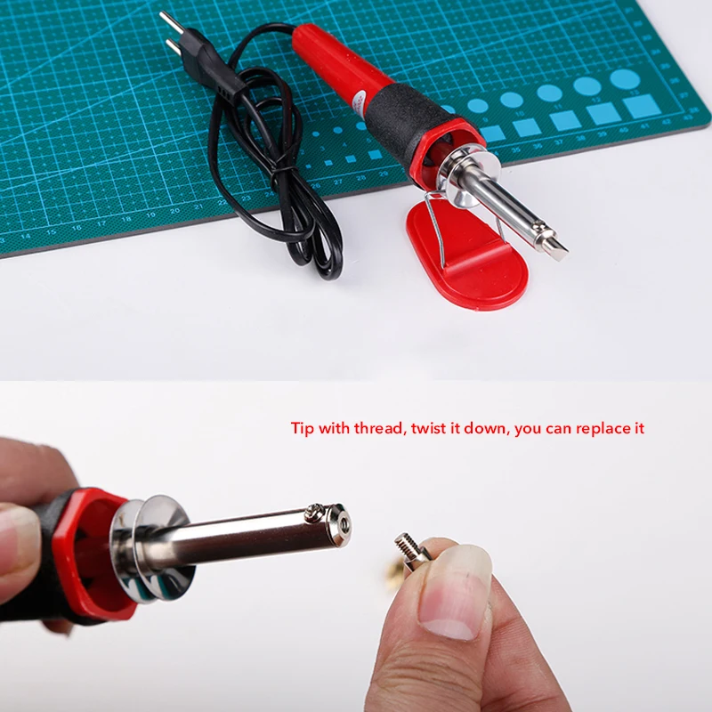 7/26 шт. Электрический паяльник тыква деревянная доска инструмент для рисования