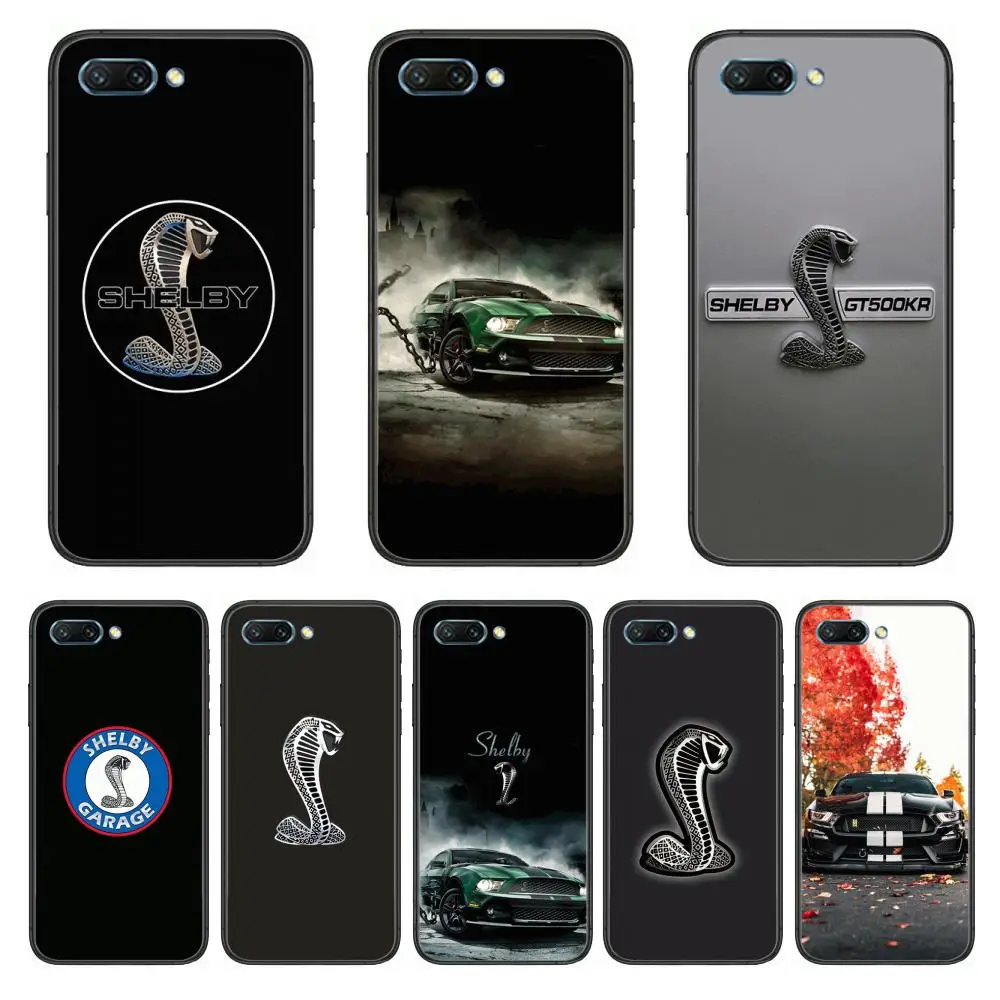 

Case Cobra sports car RS clear Phone Case For Huawei Honor 10 9 8 7 N Pro Lite A C RU Black Etui Coque Hoesjes comic fashion