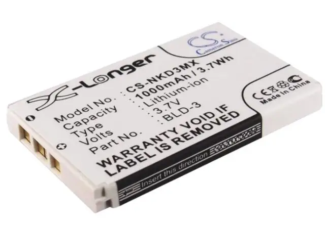 Кэмерон китайско 1000 мАч батарея для NOKIA 2100 3200 3205 3205i 3300 6200 6220 6225 6560 6585 6610 6610i 7210 7250 7250i