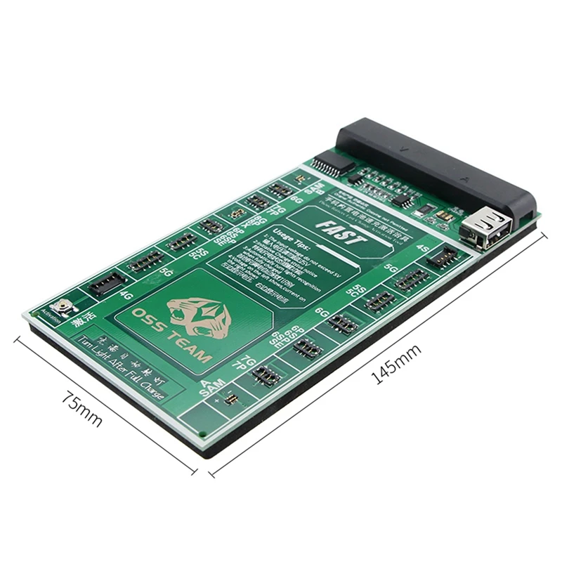 W208A+ Smartphone Battery Fast Charging And Activated Board 2 In 1 Test Cable For Iphone X 7 6 6S Plus 5 5S 5C Se 4 4S | Электроника