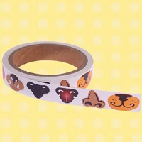 kids cartoon animal eyes nose mouth diy assembling sticker preschool learning painting educational toys birthday christmas gifts