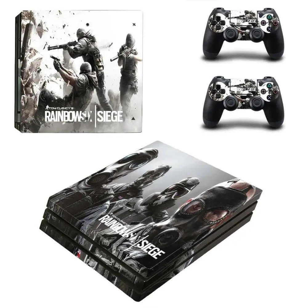 Rainbow Six осада PS4 Pro стикер Play station 4 наклейка для PlayStation консоль и контроллер Скины