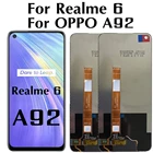 ЖК-дисплей 6,5 дюйма для Oppo Realme 6 RMX2001, ЖК-дисплей Realme6, сенсорный экран, дигитайзер, замена для OPPO A92, CPH2059, ЖК-дисплей