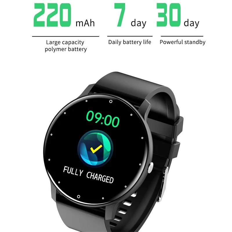2021 smart watch men diy clock message reminder exercise sleep heart rate monitor sports watch smartwatch women for android ios free global shipping