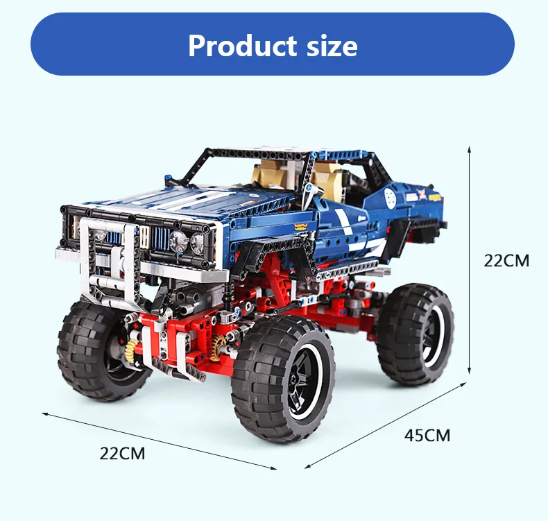 20011 Technic серия совместима с 41999 классическим ограниченным тиражом внедорожных автомобилей строительные блоки детские игрушки