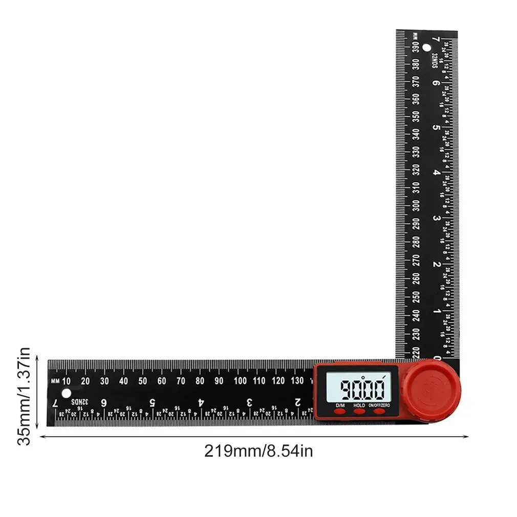 

200MM/300MM Digital Meter Angle Inclinometer Angle Digital Ruler Electron Goniometer Protractor Angle finder Measuring Tool