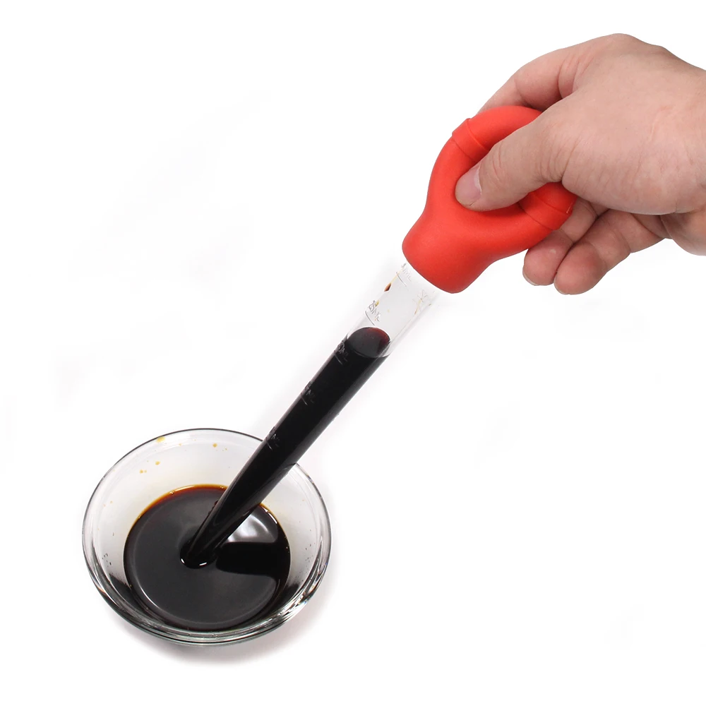 Термостойкий Бастер с закаленной резиновой лампой емкость 1 унции (Baster 11 4 дюйма)