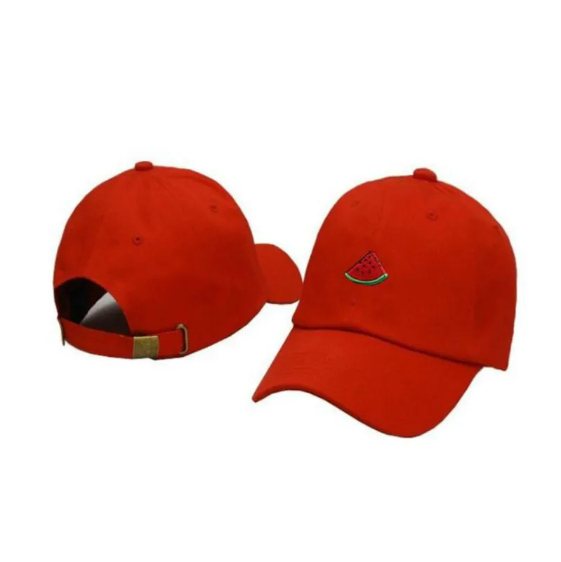 Бейсбольная кепка арбуза хип-хоп вышивка фрукты рэпер папа шляпа уличная Кепка