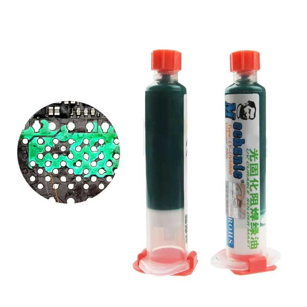 

10CC UV Mask PCB BGA Paint Prevent Corrosive Arcing Circuit Paste Professional Accessory Flux Repair Welding Board Solderin L2C1