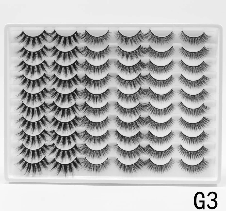 

30Pairs Faux Cils Long Beauty Extension Soft False Eyelashes Wholesale Makeup Fluffy Dramatic Fake Lashes maquiagem