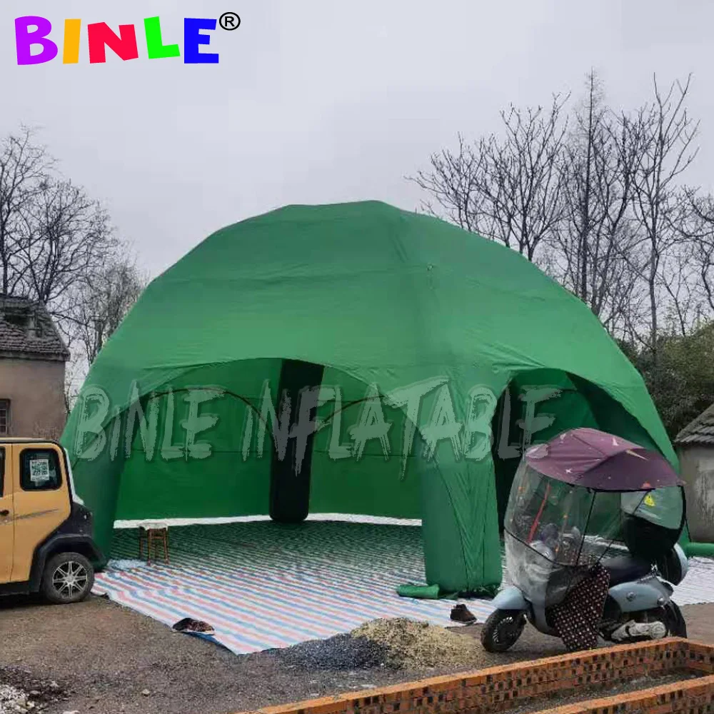 Kaufen Hochwertige 10m Outdoor Riesigen Aufblasbaren Spinne Zelt Mit Volle Abdeckung, Aufblasbare Pavillon, Auto Garage Zelt Für Werbung