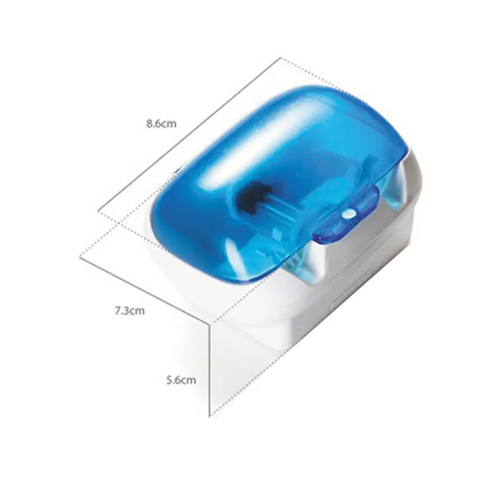 Стерилизатор для зубных щеток с УФ светильник настенный дезинфекционный бокс 2