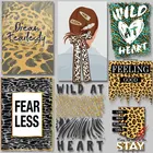 Живой дикий цветок для детей, сделай сам, наклейки с надписями, термопечать, аксессуары для одежды, термонаклейки