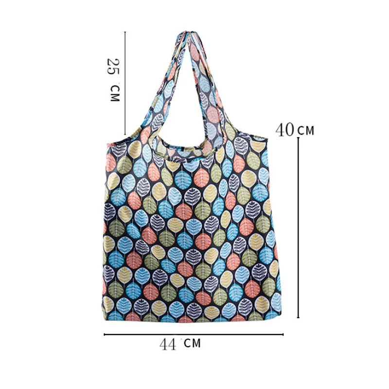 

2021 Fashion New Women Foldable Shopping Bag Girl Shopper Tote Large Eco Reusable Shoulder Handbag Folding Pouch Shopping Bags