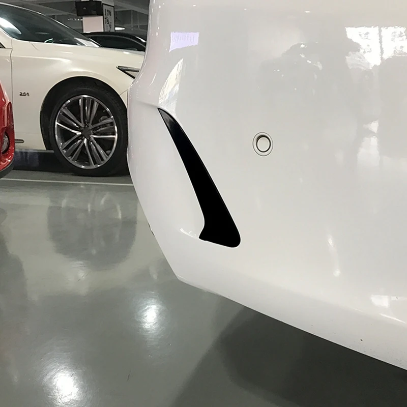 Яркий черный спойлер заднего бампера боковые каналки для универсала Mercedes Benz C Class