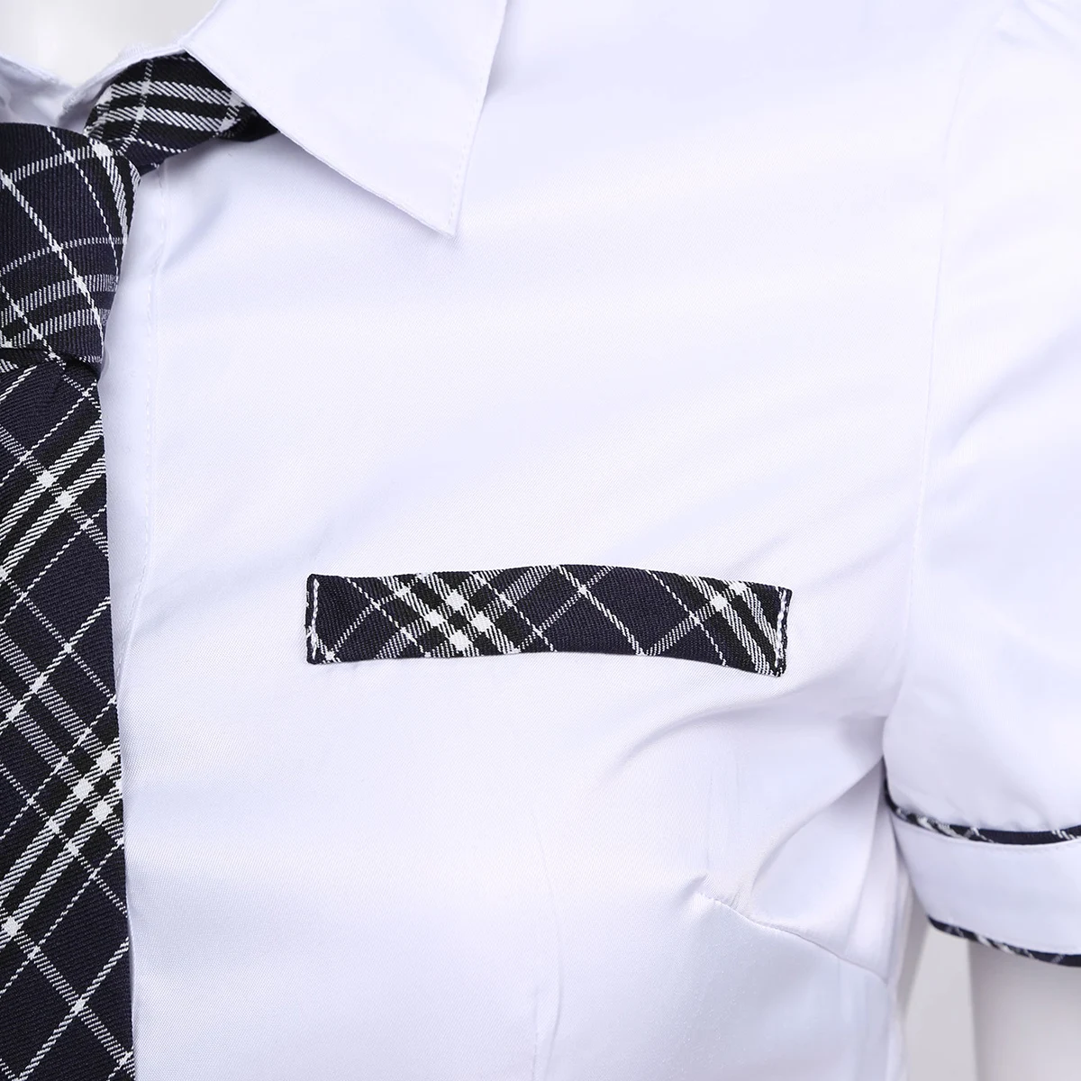 Школьная униформа для девочек сексуальные костюмы косплея Женская юбка в клетку